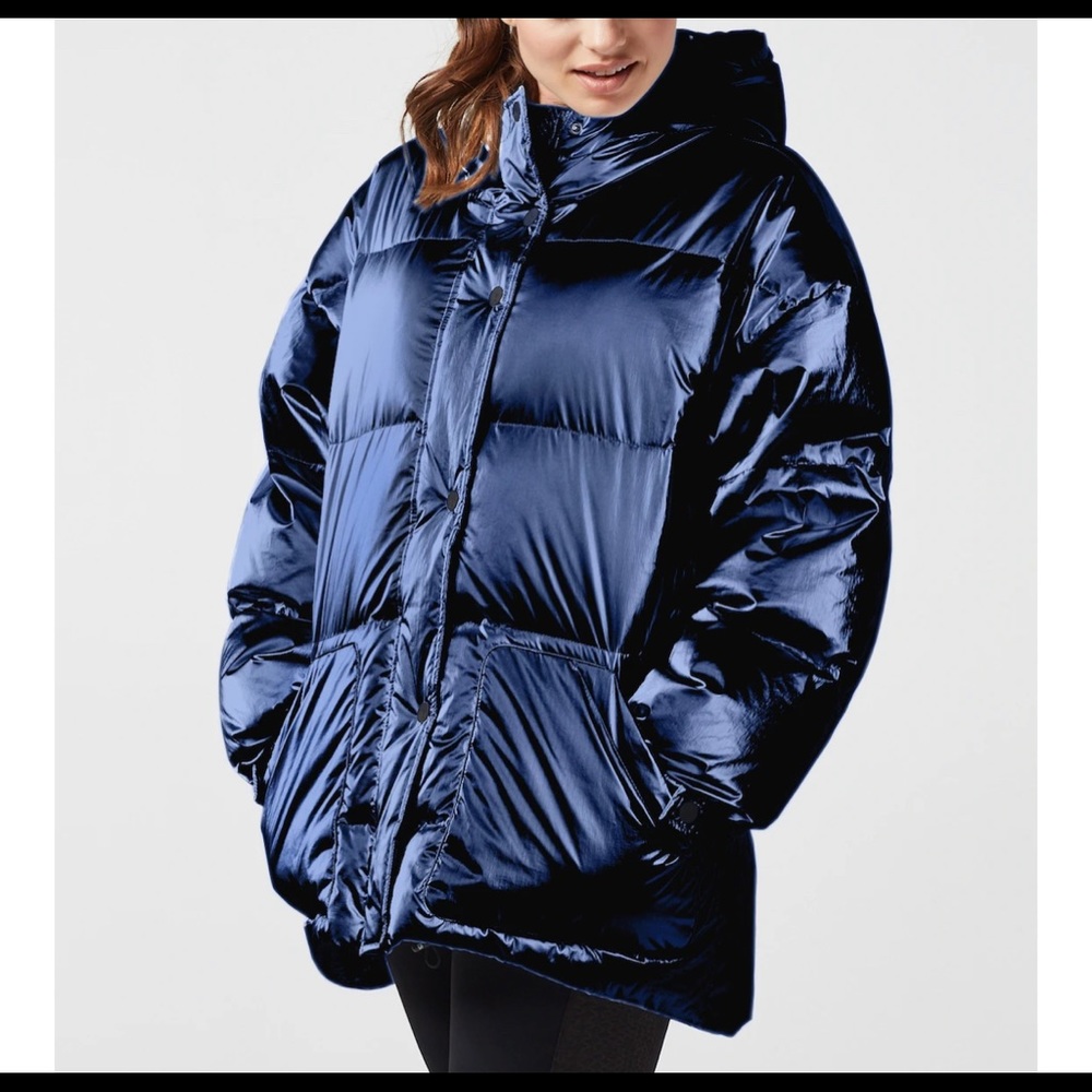 NWT Blanc Noir Down Cortina Puffer Coat Oversized